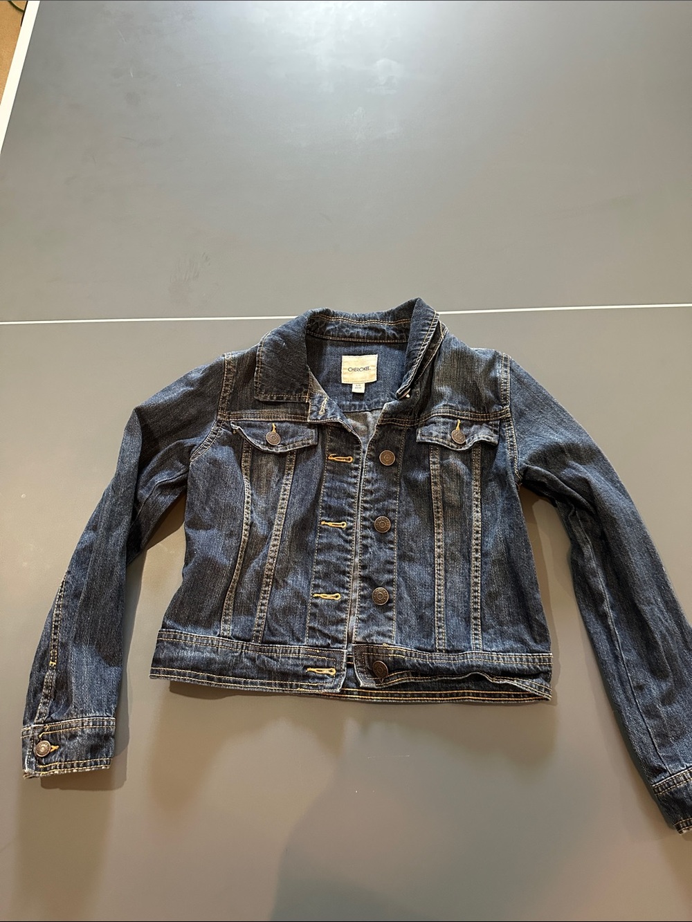Girl’s Dark Blue Denim Jacket